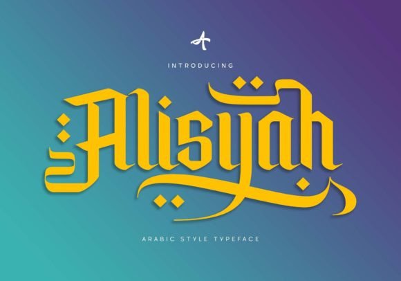 Alisyah: An Islamic-Inspired Display Font for Editorial Elegance