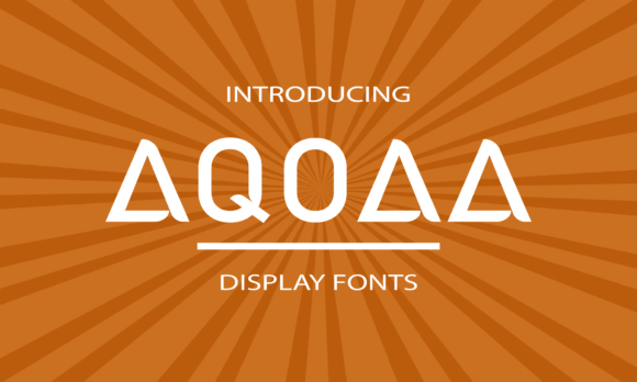 Aqoaa Display Font: Bold, Sophisticated Typography for Handmade Creators