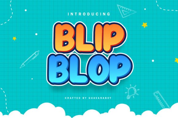 Blip Blop: A Playful Display Font That Lifts Digital Branding