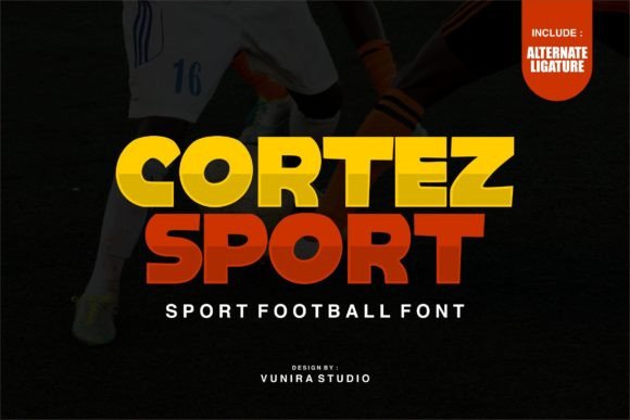 Cortez Sport: A Bold Display Font That Elevates Real Business Branding