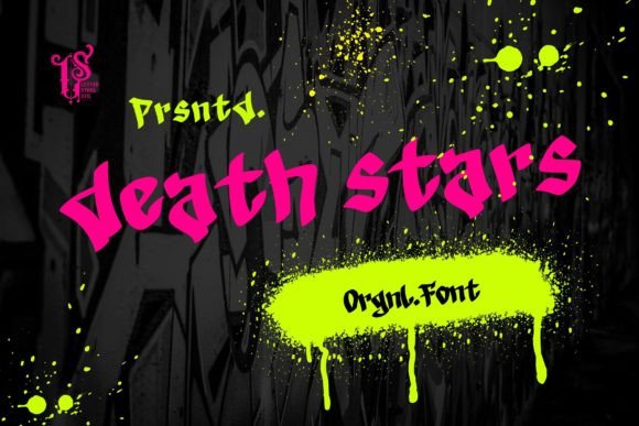 Death Stars Font: Bold Graffiti Typography for Scroll-Stopping Campaigns