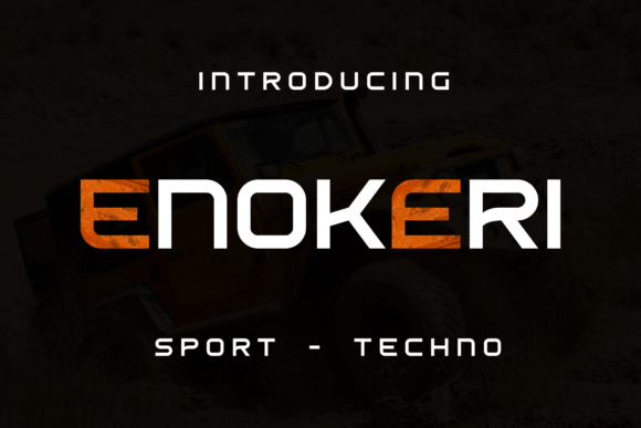 Enokeri Typeface: A Display Font for Editorial Impact