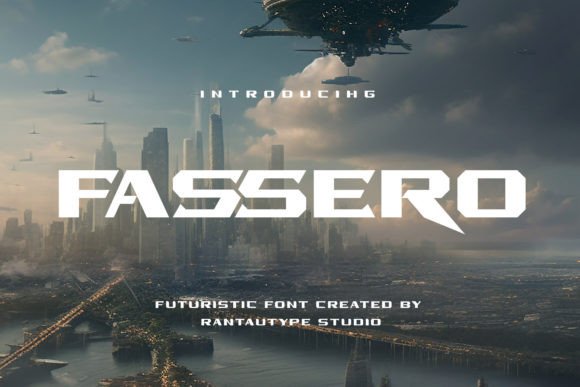 Fassero: A Futuristic Display Font That Elevates Real Branding