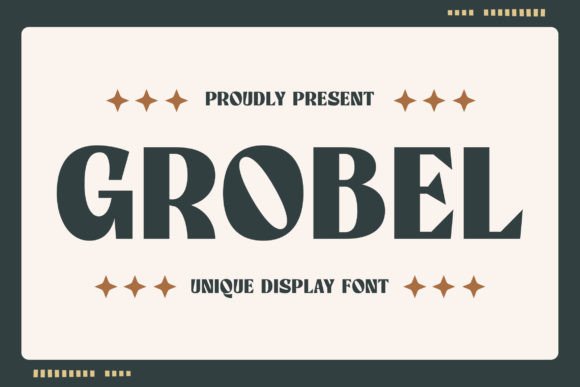 Grobel Display Font: Creative Typography for Web Designers