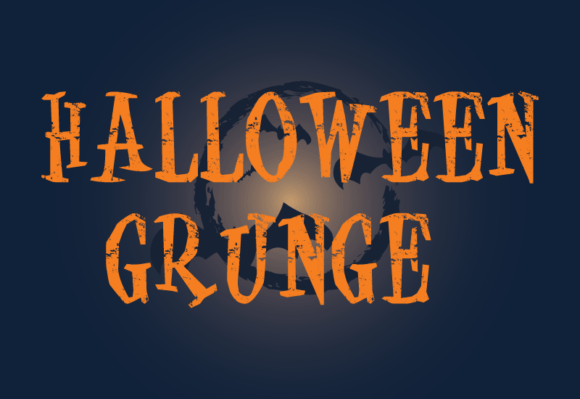 Halloween Grunge: A Display Font That Screams Intent