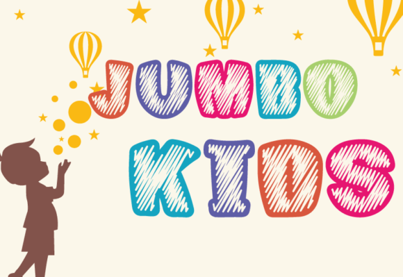 Jumbo Kids Font: A Playful Display Typeface for Editorial Charm