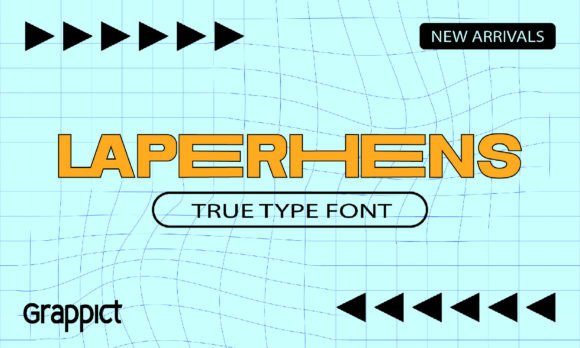 Laperhens Font: Elegant Display Type for Handmade Labels & Printables