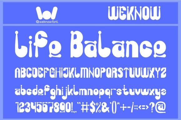 Life Balance Font: A Playful, Professional Display Typeface for Small Businesses