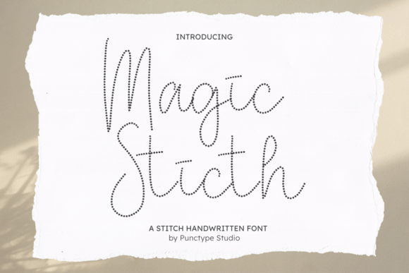 Magic Stitch: A Display Font That Stitches Joy Into Every Title