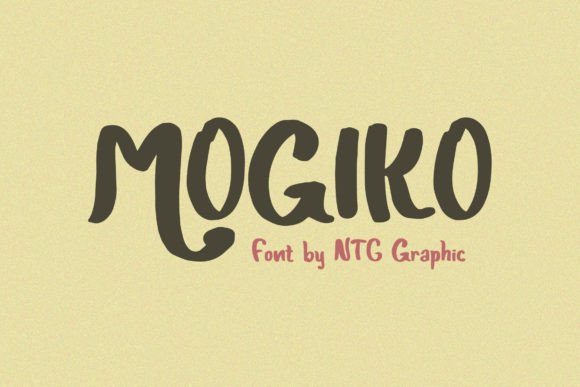 Mogiko: A Joyful Handwritten Display Font for Crafters