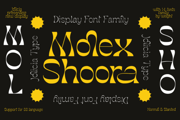 Molex Shoora: A Retro-Inspired Display Font for Small Business Branding