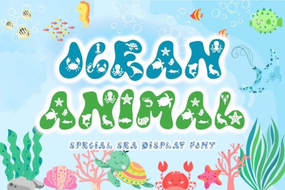 Ocean Animal: A Display Font That Breathes