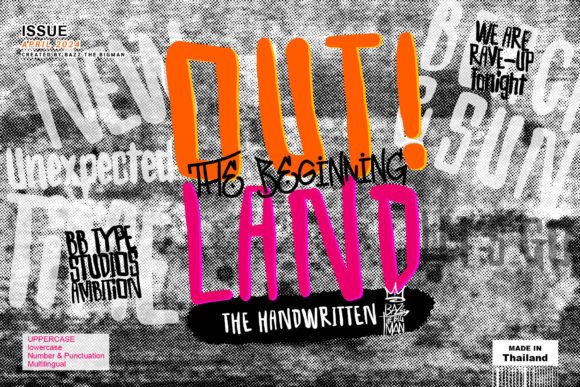 Outland: A Bold Display Font That Makes Handmade Goods Shine