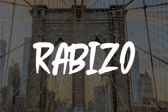 Rabizo: A Display Font with Vibrant Flair for Branding