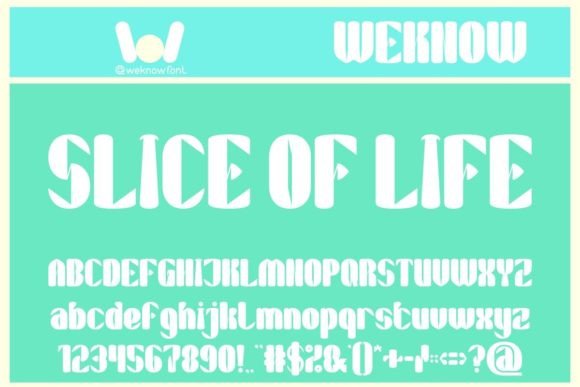 Slice of Life: A Playful Display Font That Feels Like Summer in Type