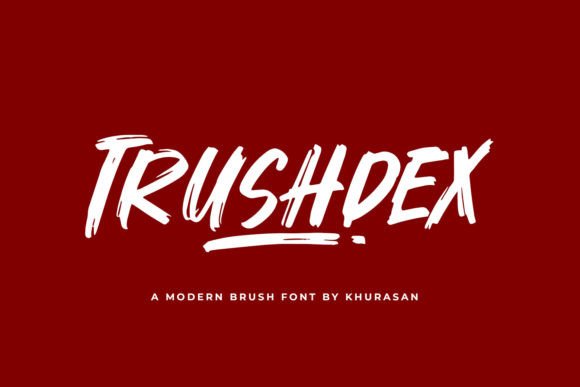 Trushdex: A Bold, Friendly Display Font for Thoughtful Design