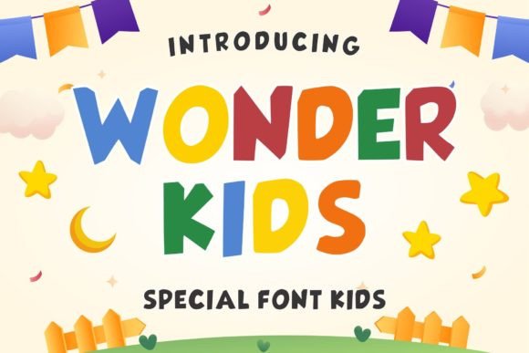 Wonder Kids: A Playful Yet Polished Display Font